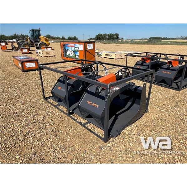 (UNUSED) 72" SKID STEER GRAPPLE BUCKET
