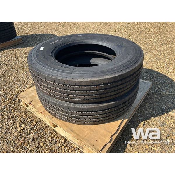 (UNUSED) (2) GRIZZLY OP215 11R24.5 TIRES