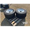 Image 3 : (UNUSED) (4) GRIZZLY ST235/80R16 TIRES & RIMS