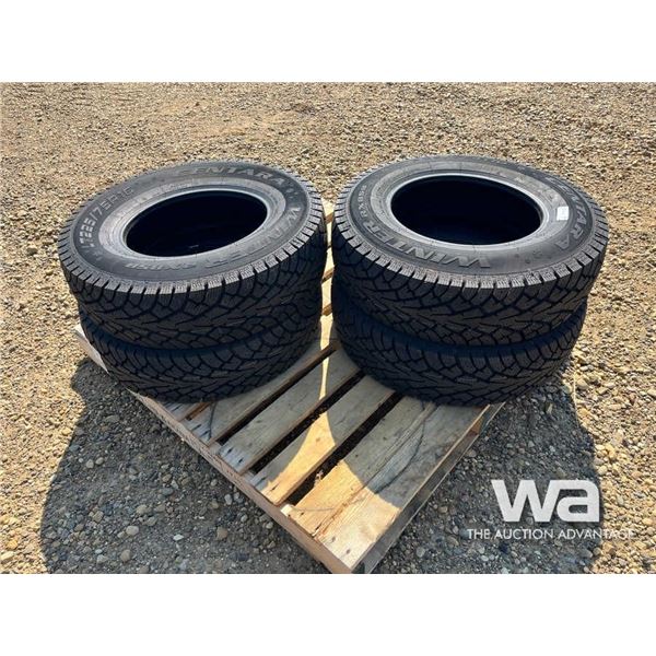 (UNUSED) (4) CENTARA WINTER RX858 225/75R16 TIRES