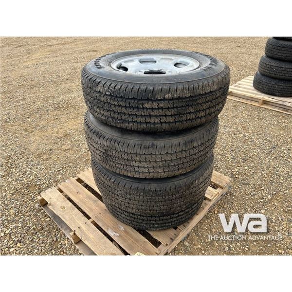 (4) FIRESTONE TRANSFORCE LT245/75R17 TIRES & RIMS