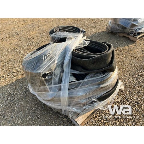 PALLET OF 4" HIGH PRESSURE LAYFLAT HOSE