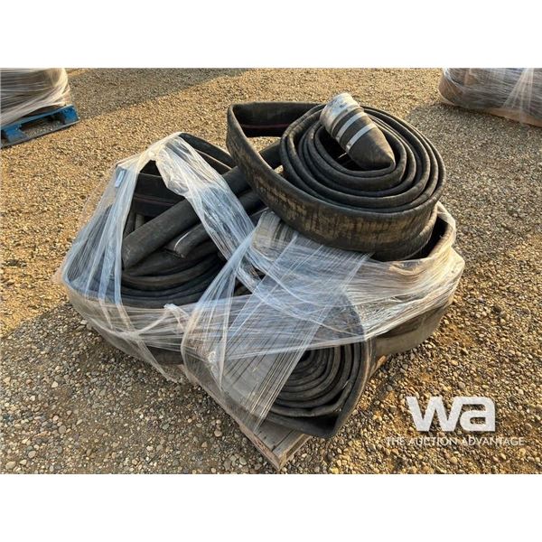 PALLET OF 4" HIGH PRESSURE LAYFLAT HOSE