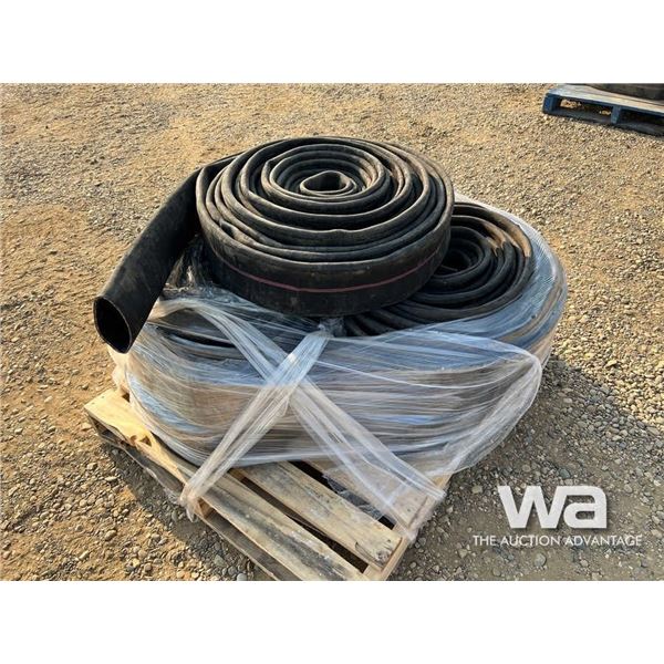 PALLET OF 4" HIGH PRESSURE LAYFLAT HOSE