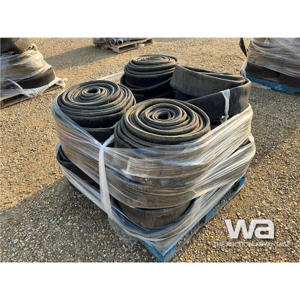 PALLET OF 4" HIGH PRESSURE LAYFLAT HOSE