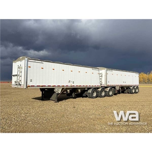 2010 WILSON DWHBL-550 SUPER B-TRAIN GRAIN TRAILER
