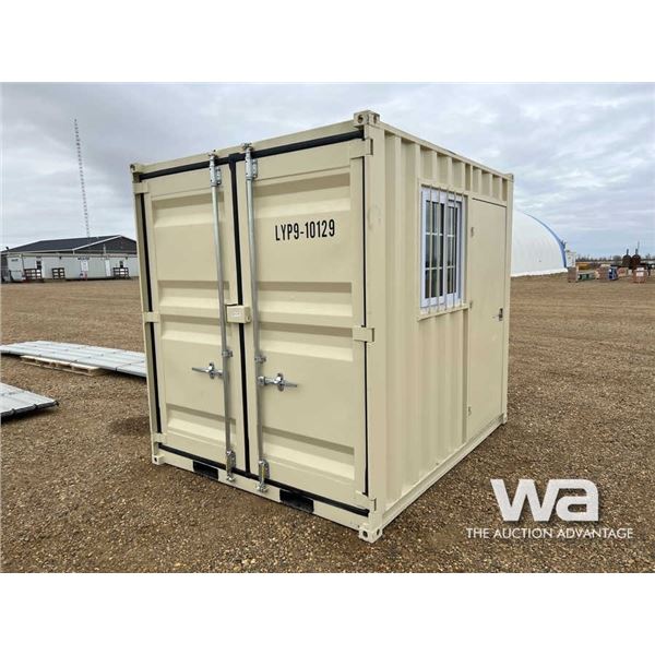 (UNUSED) 9 X 8 FT. SHIPPING CONTAINER