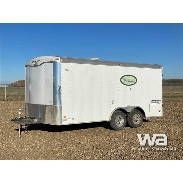 2004 HAULMARK GR85X16WT3 T/A ENCLOSED JOB TRAILER