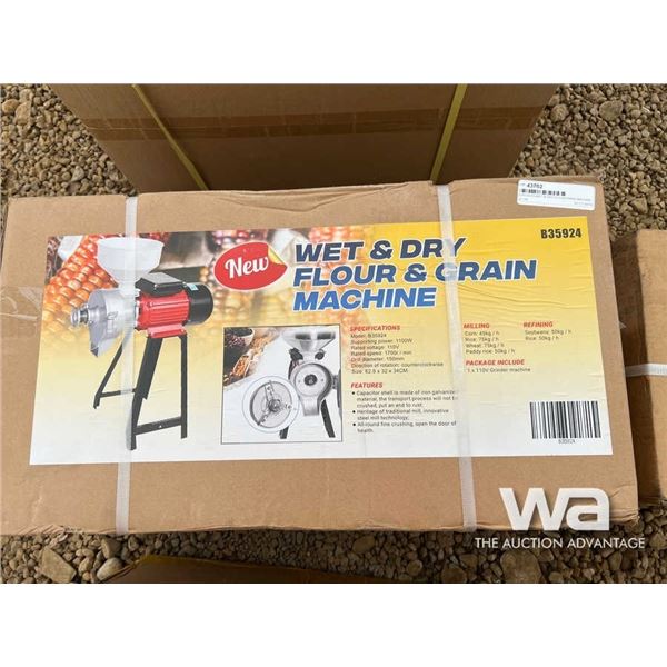 (UNUSED) WET & DRY FLOUR/GRAIN MACHINE
