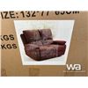 Image 4 : (UNUSED) 3PC BROWN RECLINER SOFA SET