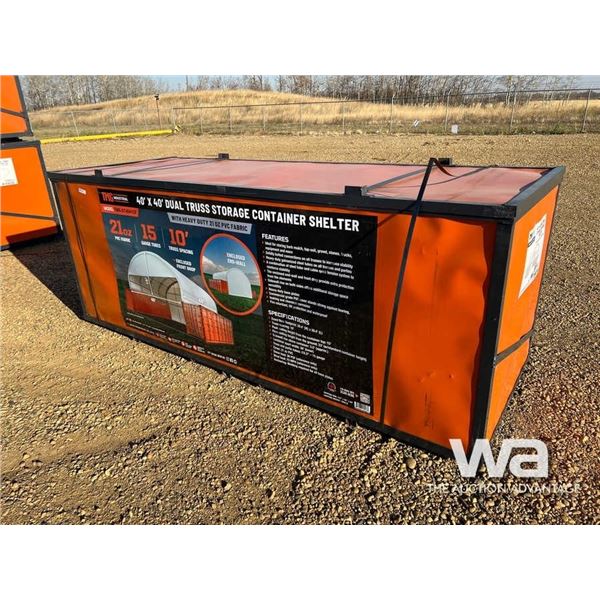 (UNUSED) TMG 40 X 40 FT. CONTAINER SHELTER