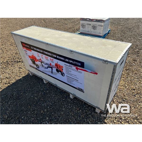 (UNUSED) TMG TOW BEHIND 34 TON LOG SPLITTER