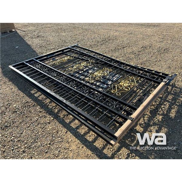 (UNUSED) 20 FT. STEEL DRIVEWAY GATES