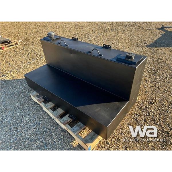 BLACK L SHAPED FUEL TANK