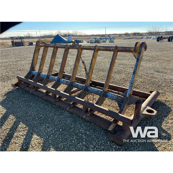 PIN ON 12 FT. BRUSH RAKE