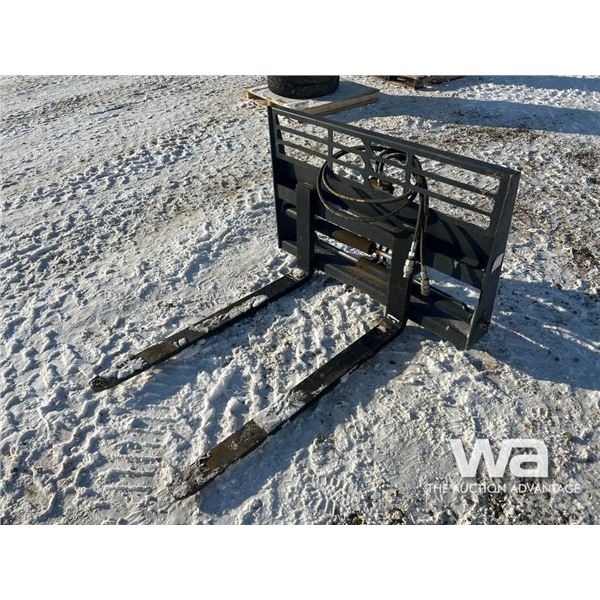 SKID STEER HYDRAULIC 48" PALLET FORKS