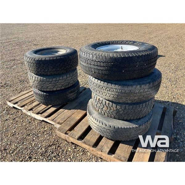 (7) 16" TIRES ON FORD RIMS