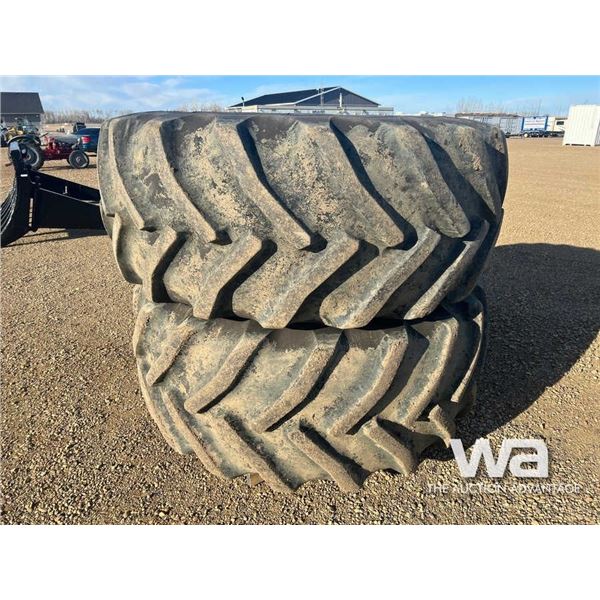(2) 80070R38 TIRES ON RIMS