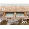 Image 6 : 28" X 12 FT. WOOD WORK BENCH