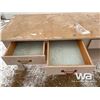 Image 7 : 28" X 12 FT. WOOD WORK BENCH