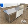 Image 4 : STAINLESS STEEL COMMERCIAL KITCHEN PREP TABLE