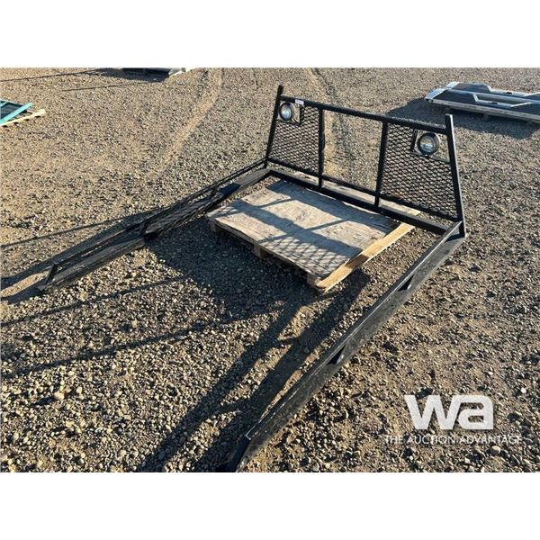 STEEL HEADACHE RACK WITH BOX RAILS