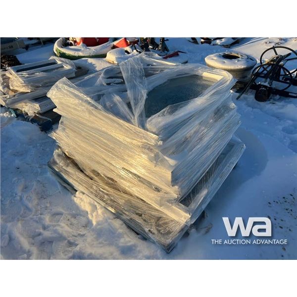 PALLET OF EXTERIOR WINDOWS