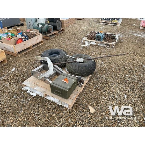 CALF PULLER, STEP, (2) ATV 25X11-10 TIRES, SOCKETS