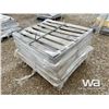 Image 18 : (7) PALLETS OF METAL SHELVING