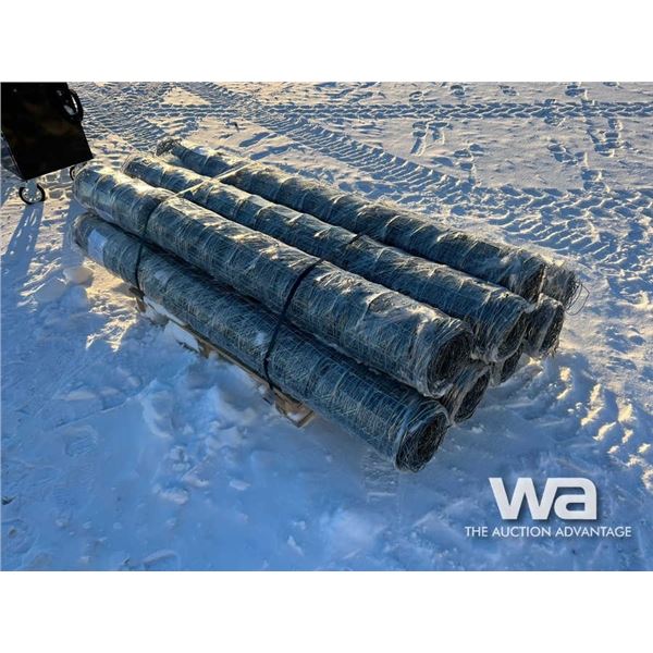 (8) ROLLS OF 80" PAGE WIRE FENCING