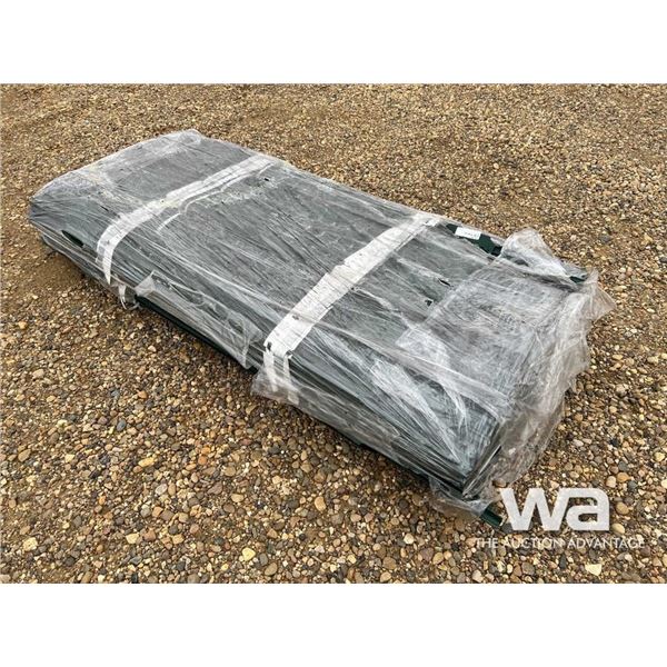 (UNUSED) 6 FT. METAL FENCE POSTS