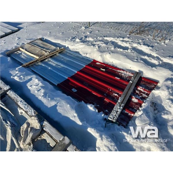 QTY OF STEEL ROOFING
