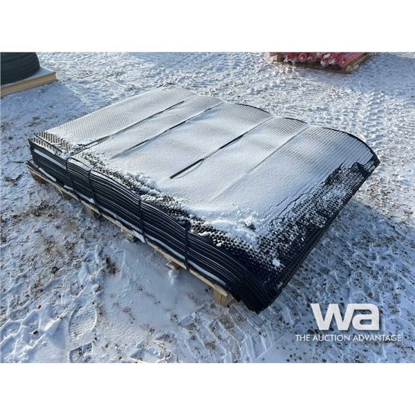 (26) PCE. 4'X6'X3/8" RUBBER MATTING