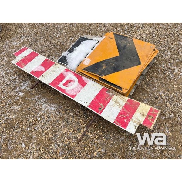 WIDE LOAD SIGN FOR TRAILER, DIRECTIONAL ARROW SIGN