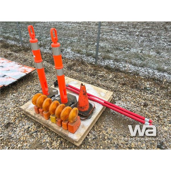 PYLONS, SIGN BLINKER LIGHTS