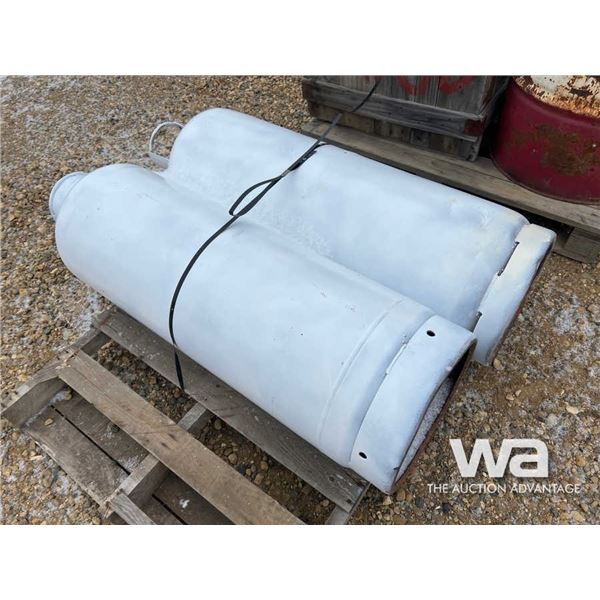 (2) 100 LB PROPANE BOTTLES