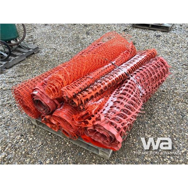 PALLET OF SNOW FENCE