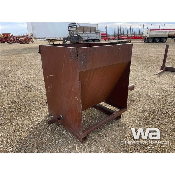 STEEL HOPPER BIN