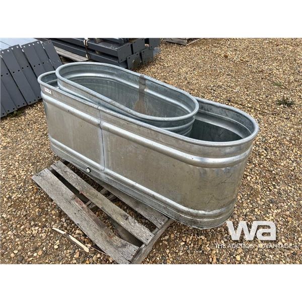 (2) STOCK TANKS *DAMAGED