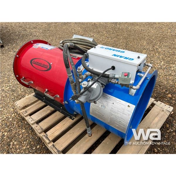 FLAMAN INLINE 3HP AREATION FAN & HEATER