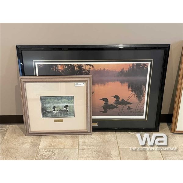 "NORTHERN REFLECTIONS" & "ECHO BAY - LOON FAMILY"