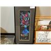 Image 4 : (4) PRINTS: HORSES, FLOWER VASE, FOREST