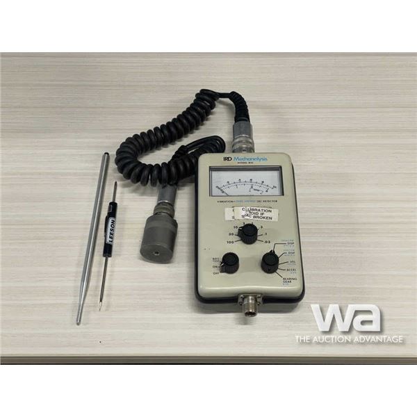 IRD MECHANALYSIS VIBRATION SPIKE ENERGY CHECKER