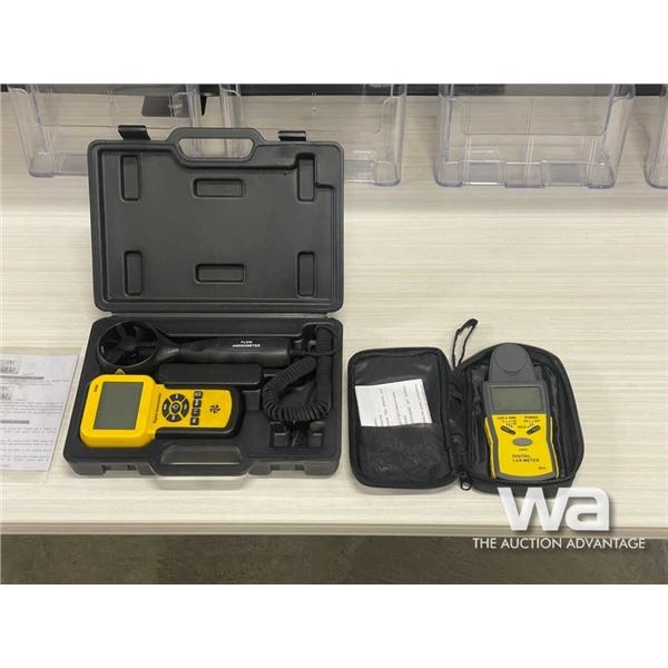 DIGITAL ANEMOMETER AND DIGITAL LUX METER