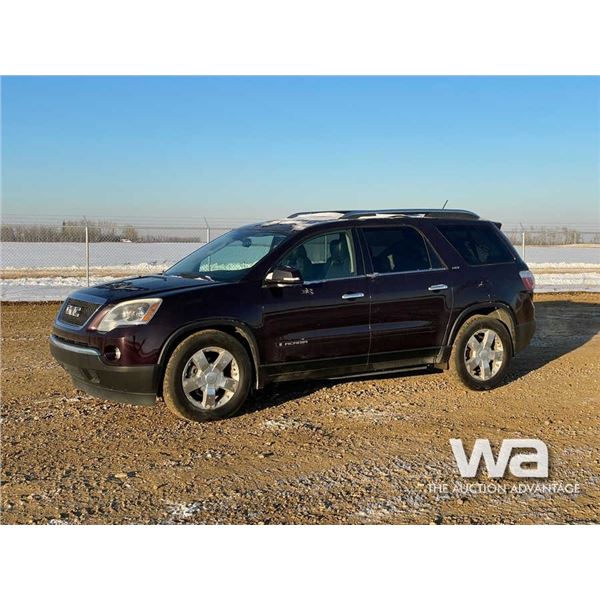 2008 GMC ACADIA 4 DOOR SPORTS UTILITY VEHICLE