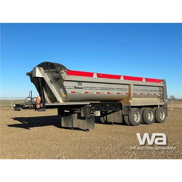 2008 MIDLAND SL3000 TRIDEM END DUMP TRAILER