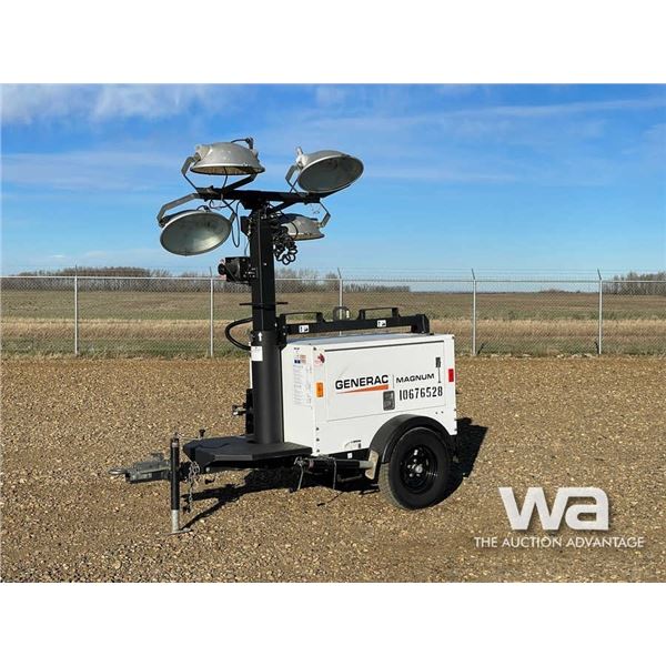 2017 GENERAC MAGNUM 6 KVA LIGHT TOWER