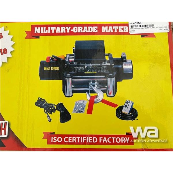(UNUSED) HEAVY DUTY 12,000 LBS WIRELESS WINCH