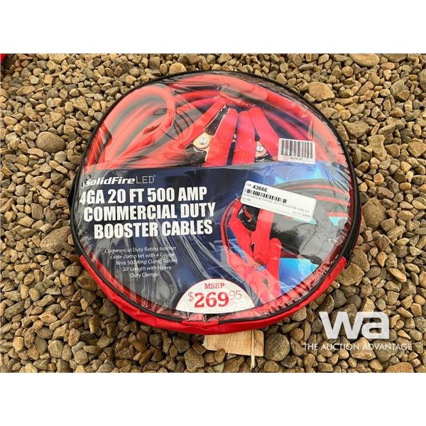 (UNUSED) 4 GAUGE 20 FT. BOOSTER CABLES