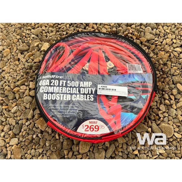 (UNUSED) 4 GAUGE 20 FT. BOOSTER CABLES